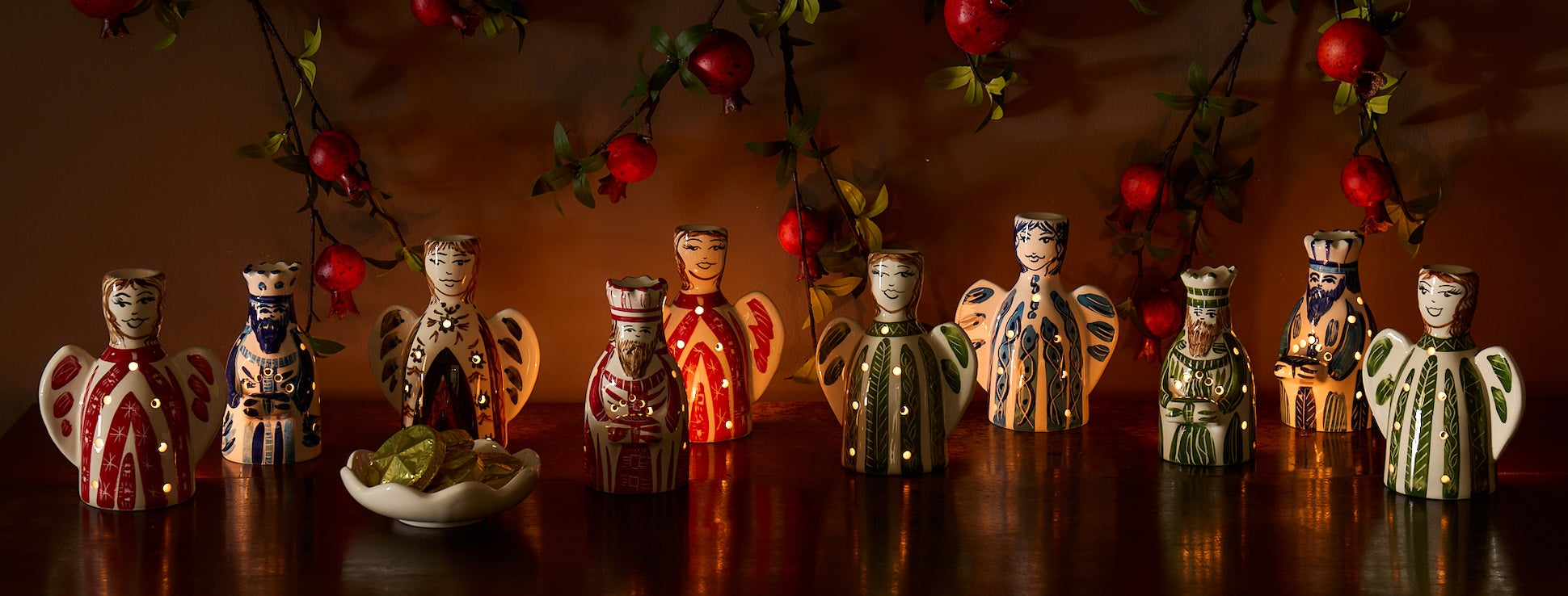 Christmas Candle Holders