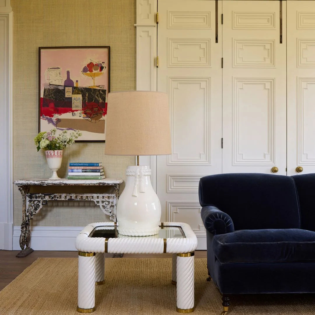 Cream Cordon Table Lamp