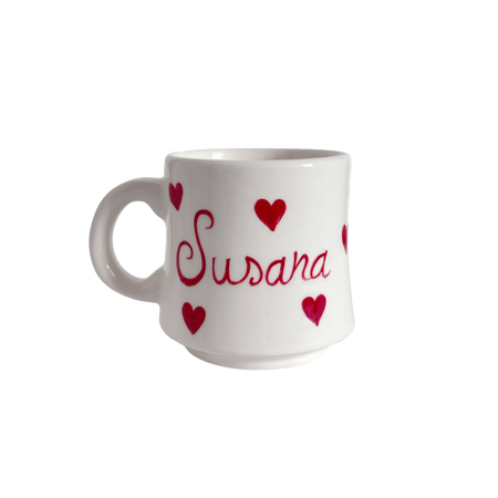 Personalised Love Heart Mug
