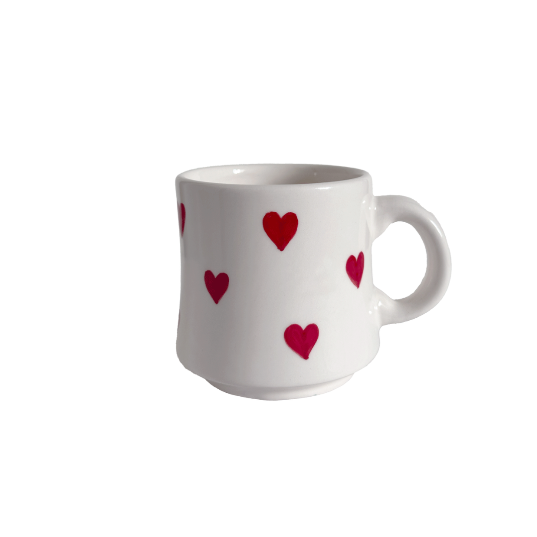 Personalised Love Heart Mug