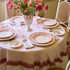 Powder Pink Tassel Charger Plate