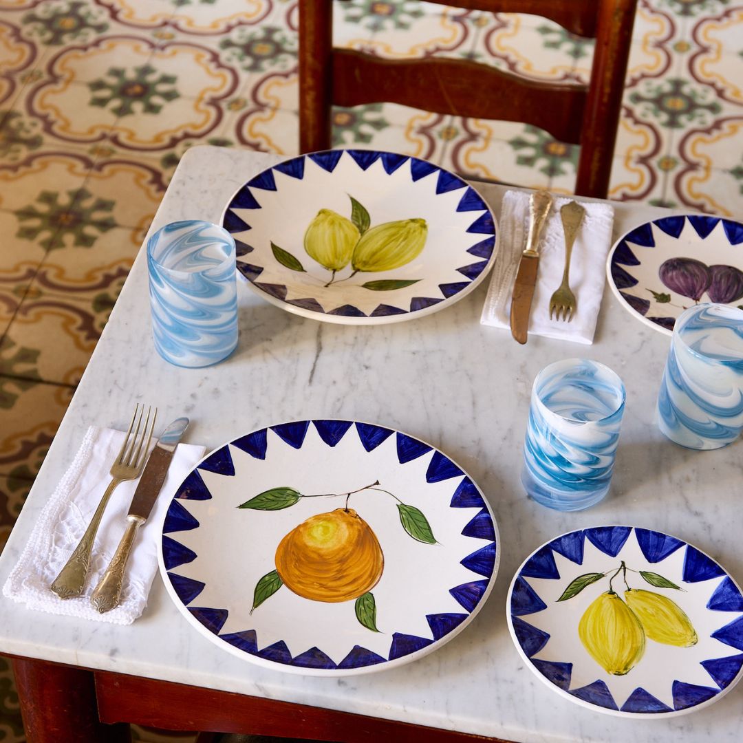 Lemon Zigare Fruit Dinner Plate