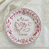 Personalised Rose Pink Birth Plate