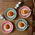 Red Stripes Side Plates (Set of 4)