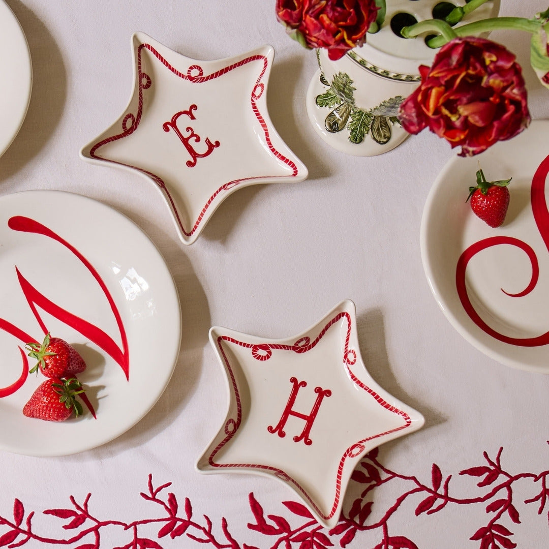 Letter Monogram Plate