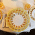 Sunflower Yellow Tassel Dessert Plate