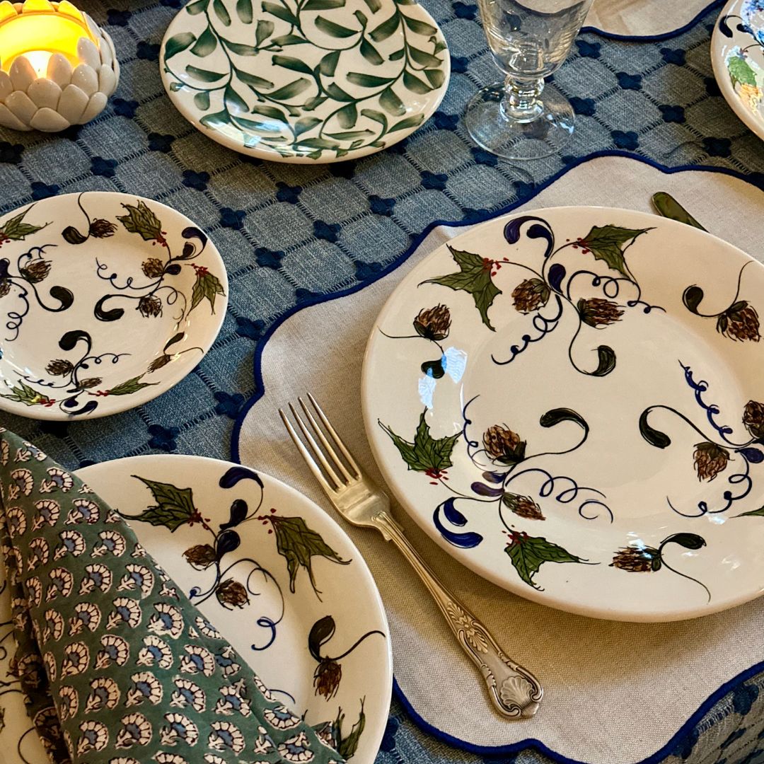 Botanical Dessert Plate