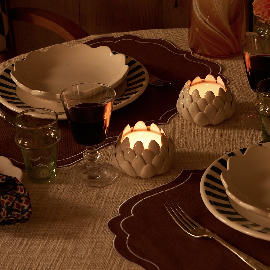 Scalloped Pasta Bowl
