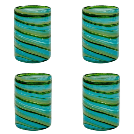 Green Bellotto Tumblers (Set of 4)