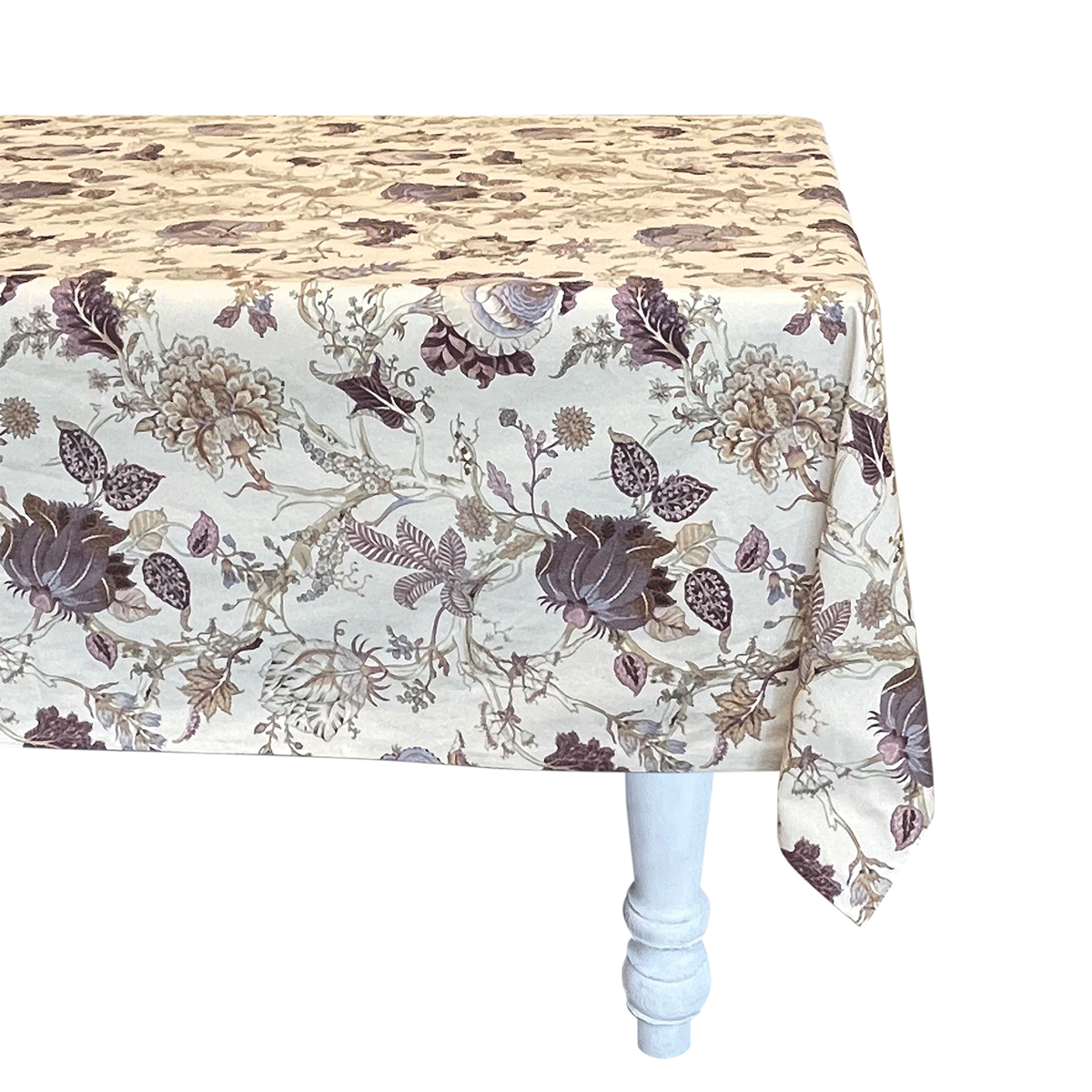 Plum Chintz Tablecloth