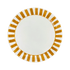 Yellow Stripes Dinner Plate