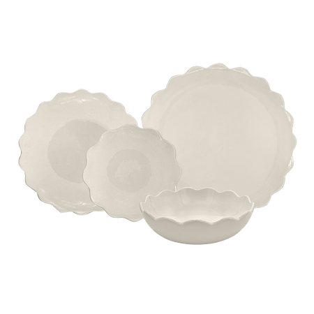 Scalloped Dinner Set (16 Piece)