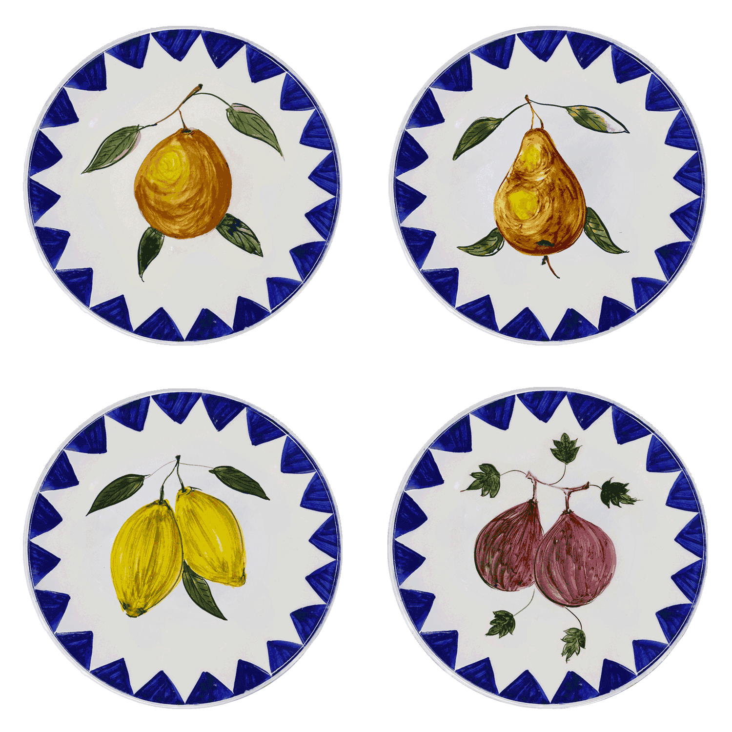 Zigare Fruit Dinner Plate (Set of 4)
