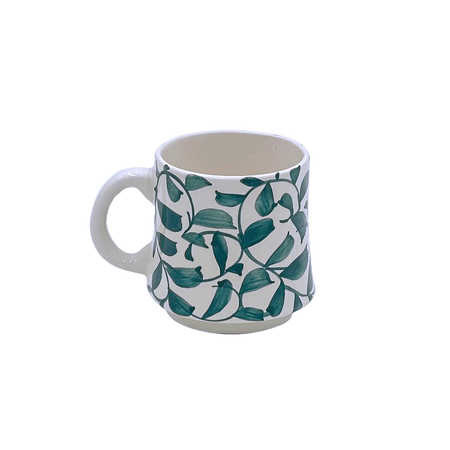 Small Green Scroll Mug