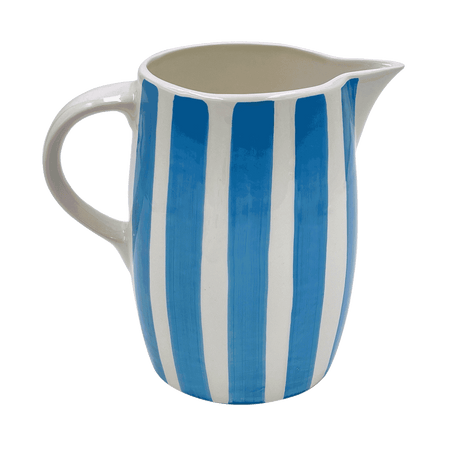 Light Blue Stripes Water Jug