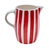 Red Stripes Water Jug