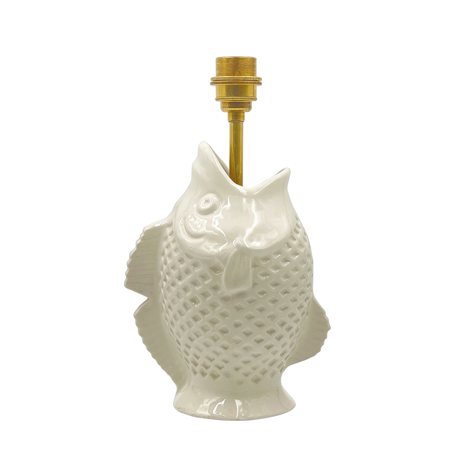 Cream Fish Lamp