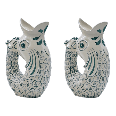 Green Glug Glug Jugs (Set of 2)