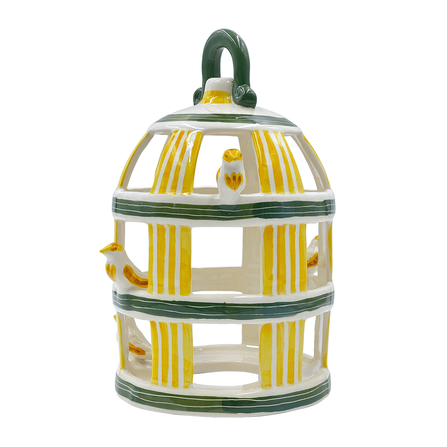 Yellow Birdcage Lantern