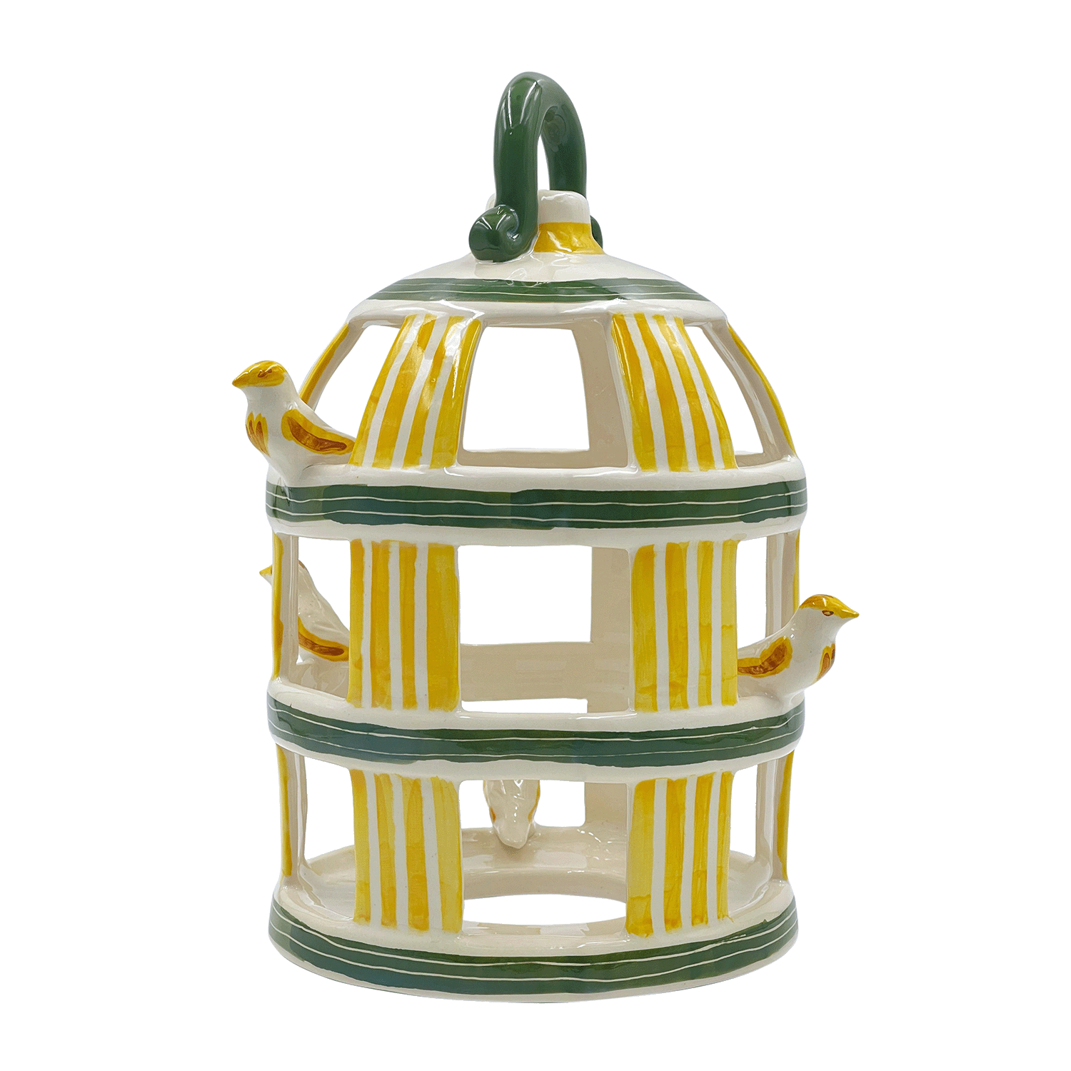 Yellow Birdcage Lantern