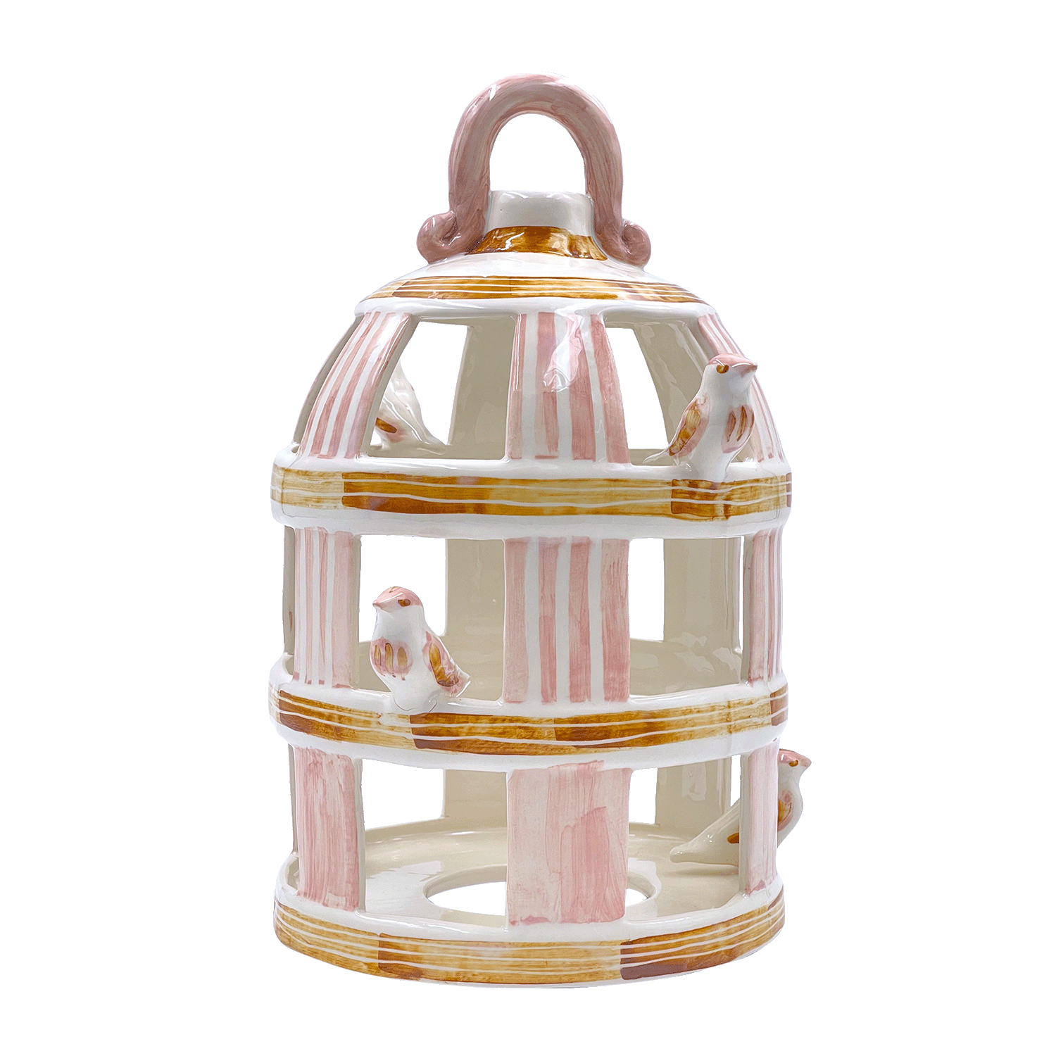 Pink Birdcage Lantern