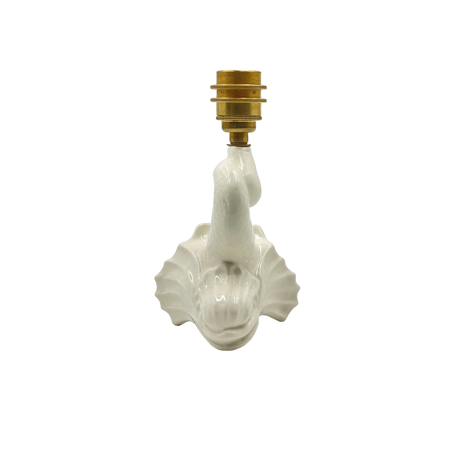 Cream Dolphin Wall Light