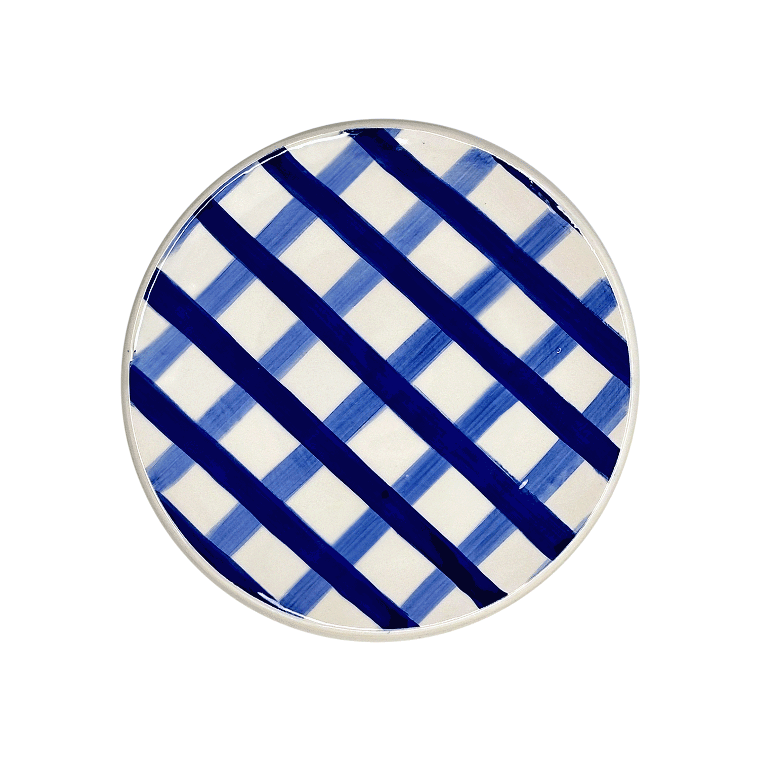 Blue Trellis Side Plate