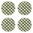 Green Trellis Dinner Plates (Set of 4)