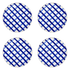 Blue Trellis Dinner Plates (Set of 4)