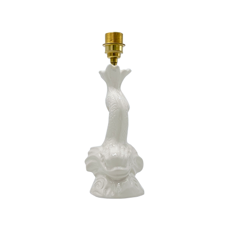 Small Cream Dolphin Lamp