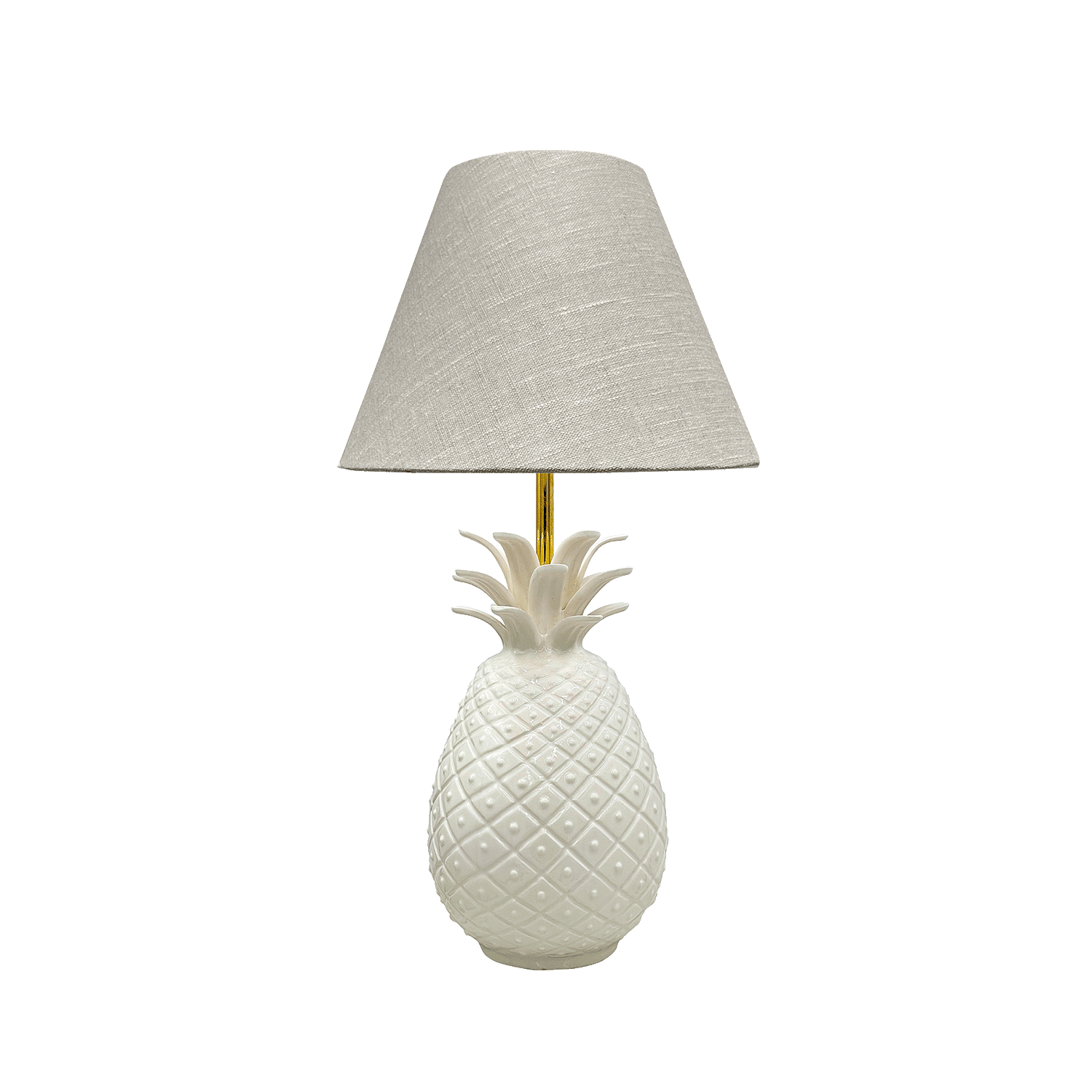 Small Cream Pineapple Lamp