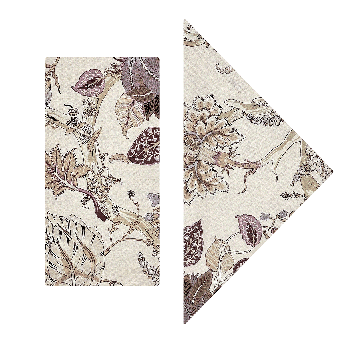 Plum Chintz Napkins (Set of 4)