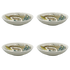 Yellow Aldo Fish Pasta Bowls (Set of 4)