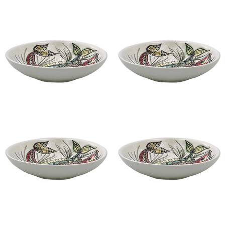 Red Aldo Fish Pasta Bowls (Set of 4)