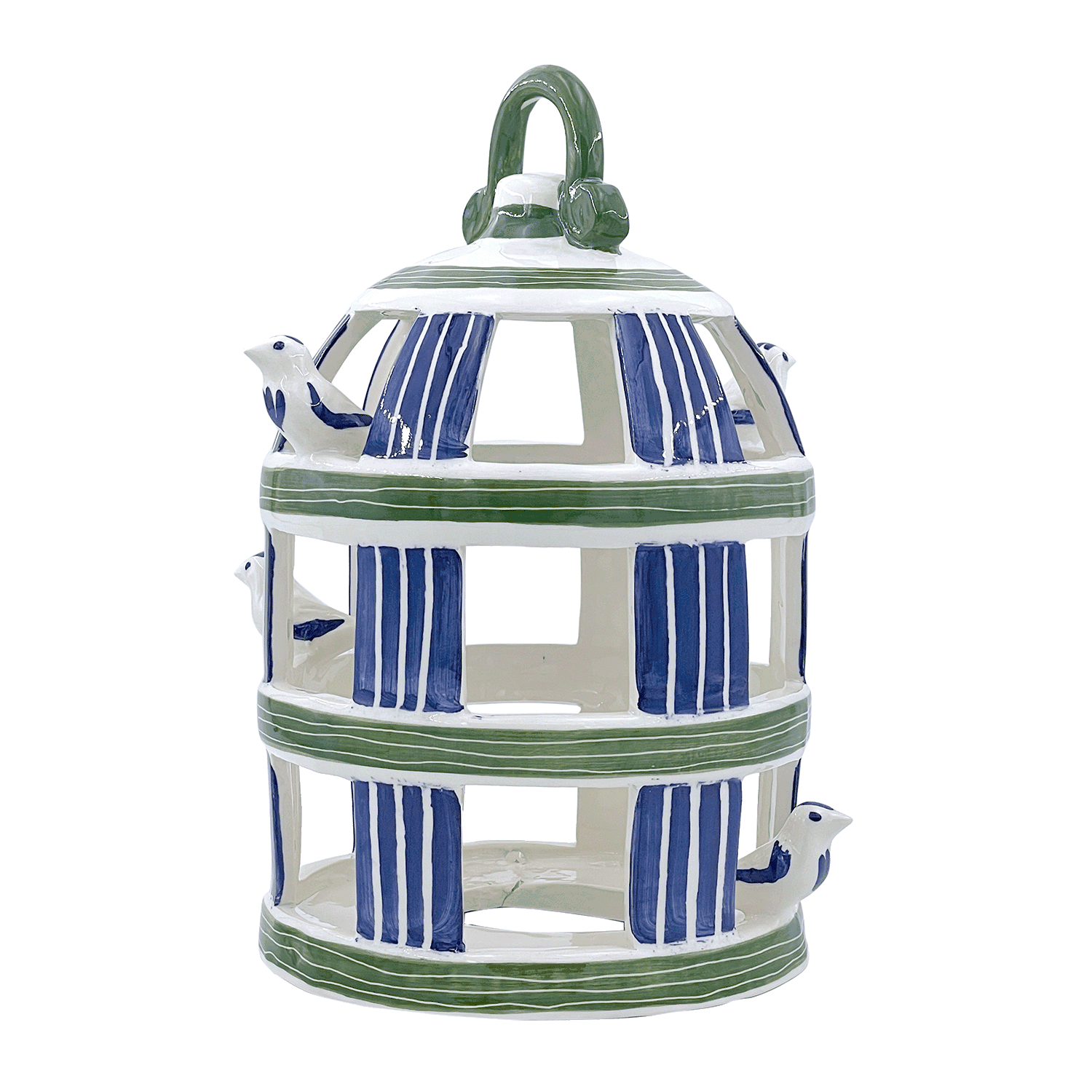 Blue Birdcage Lantern