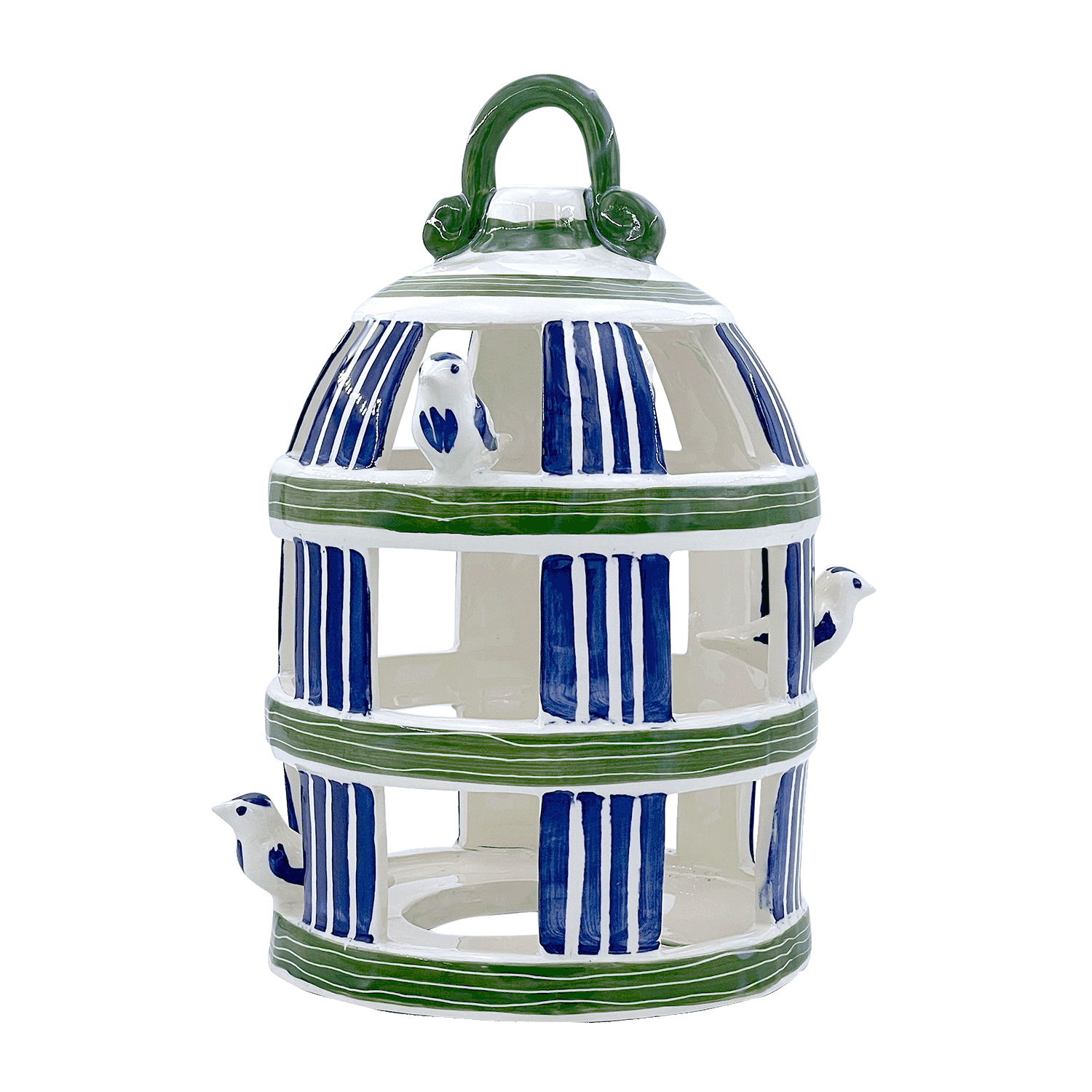 Blue Birdcage Lantern