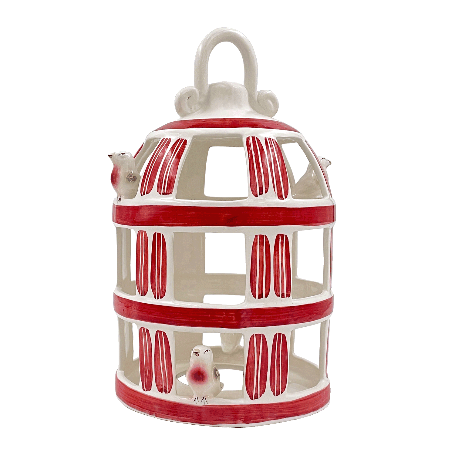 Red Robin Birdcage Lantern