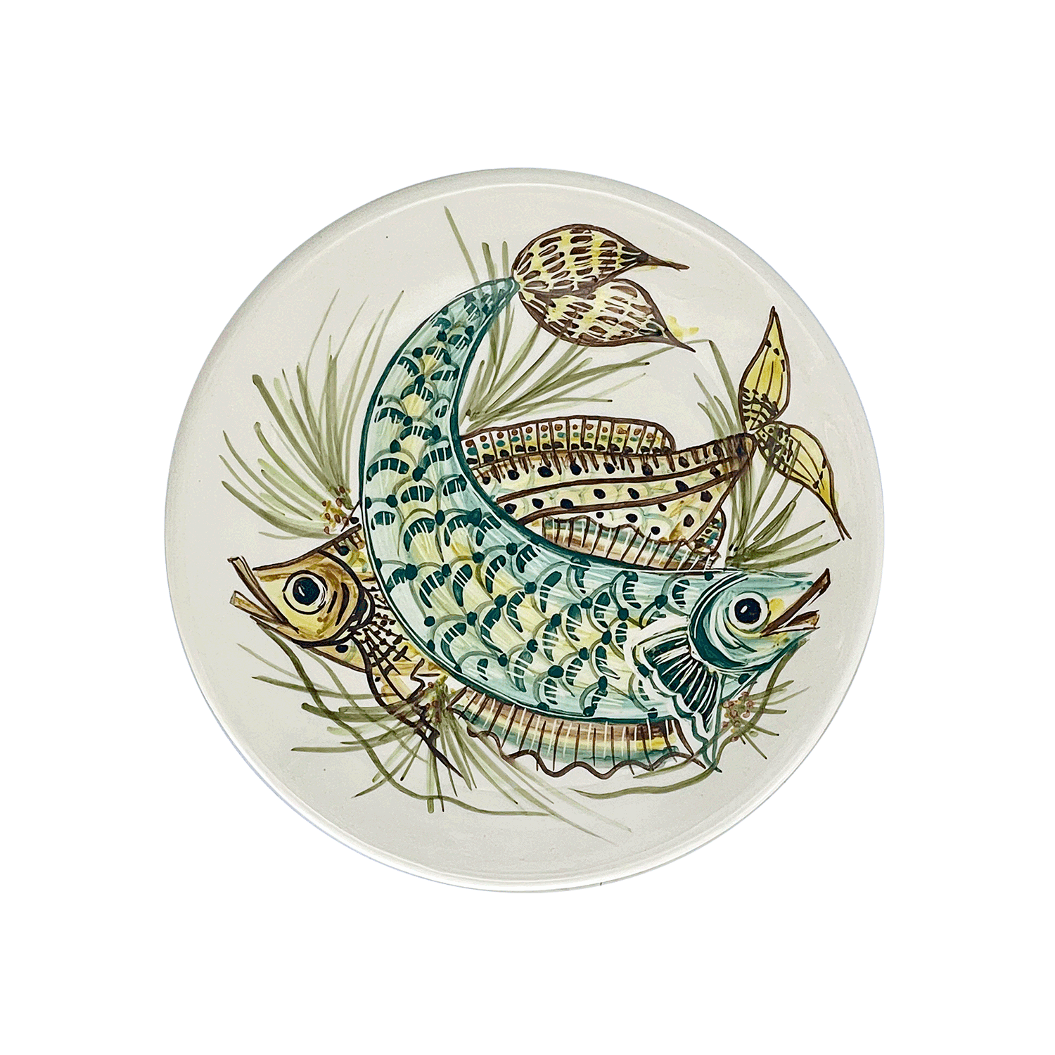 Yellow Aldo Fish Side Plate