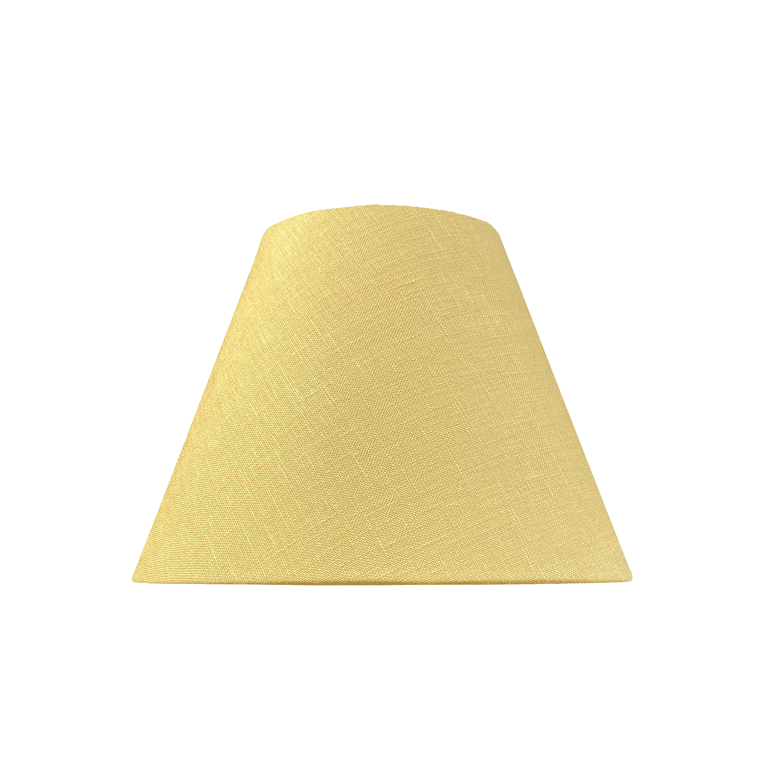 Yellow Empire Linen Lampshade