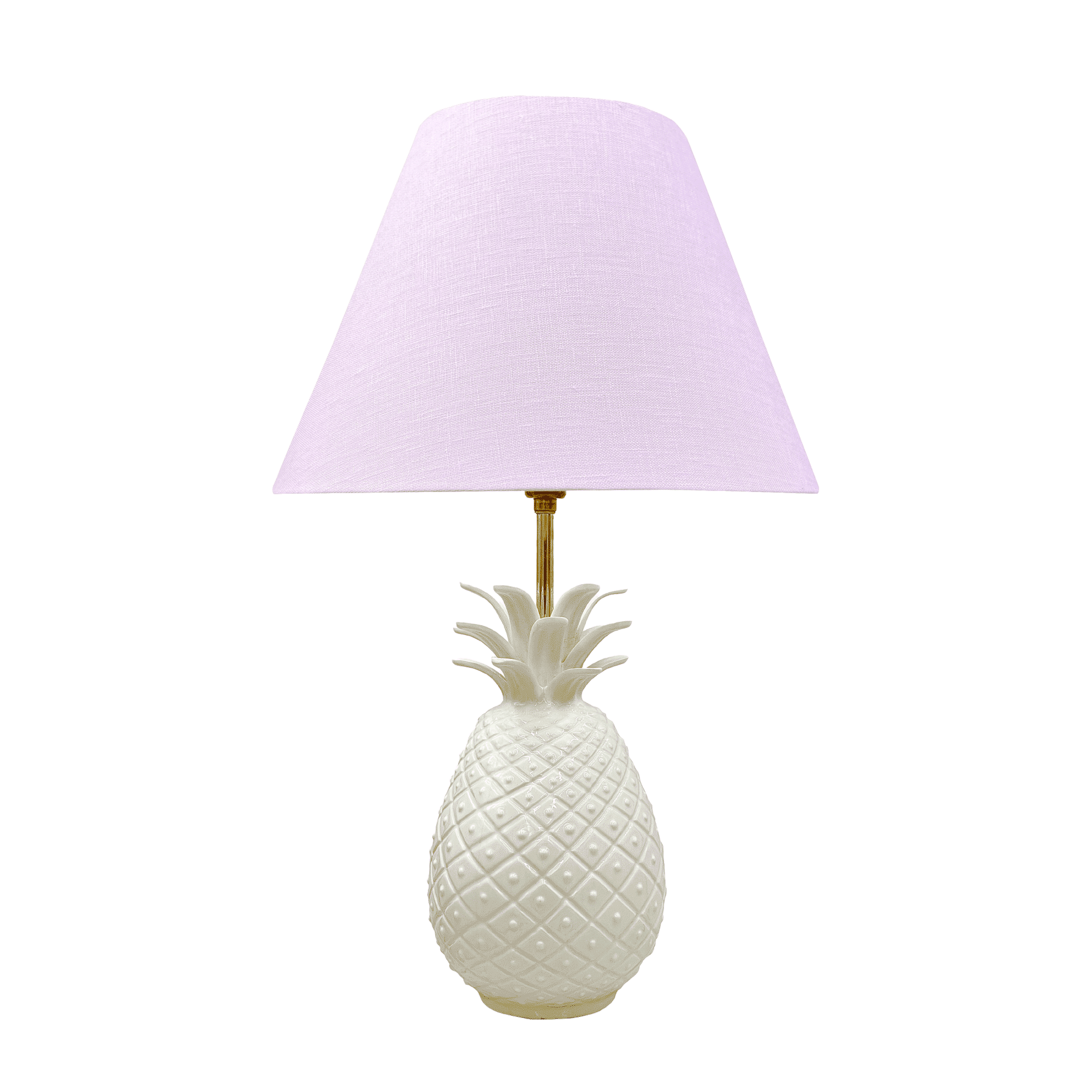 Pink Empire Linen Lampshade