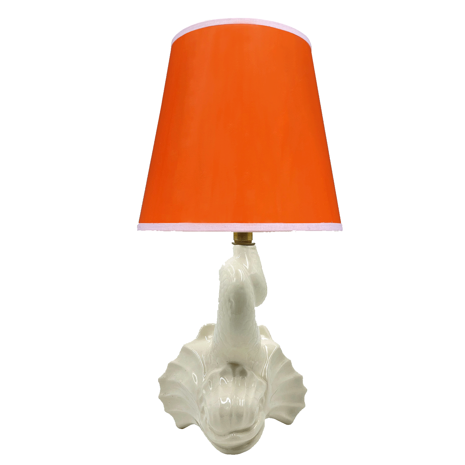 Orange Wall Light Shade Vinyl 15cm