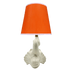 Orange Wall Light Shade Vinyl 15cm