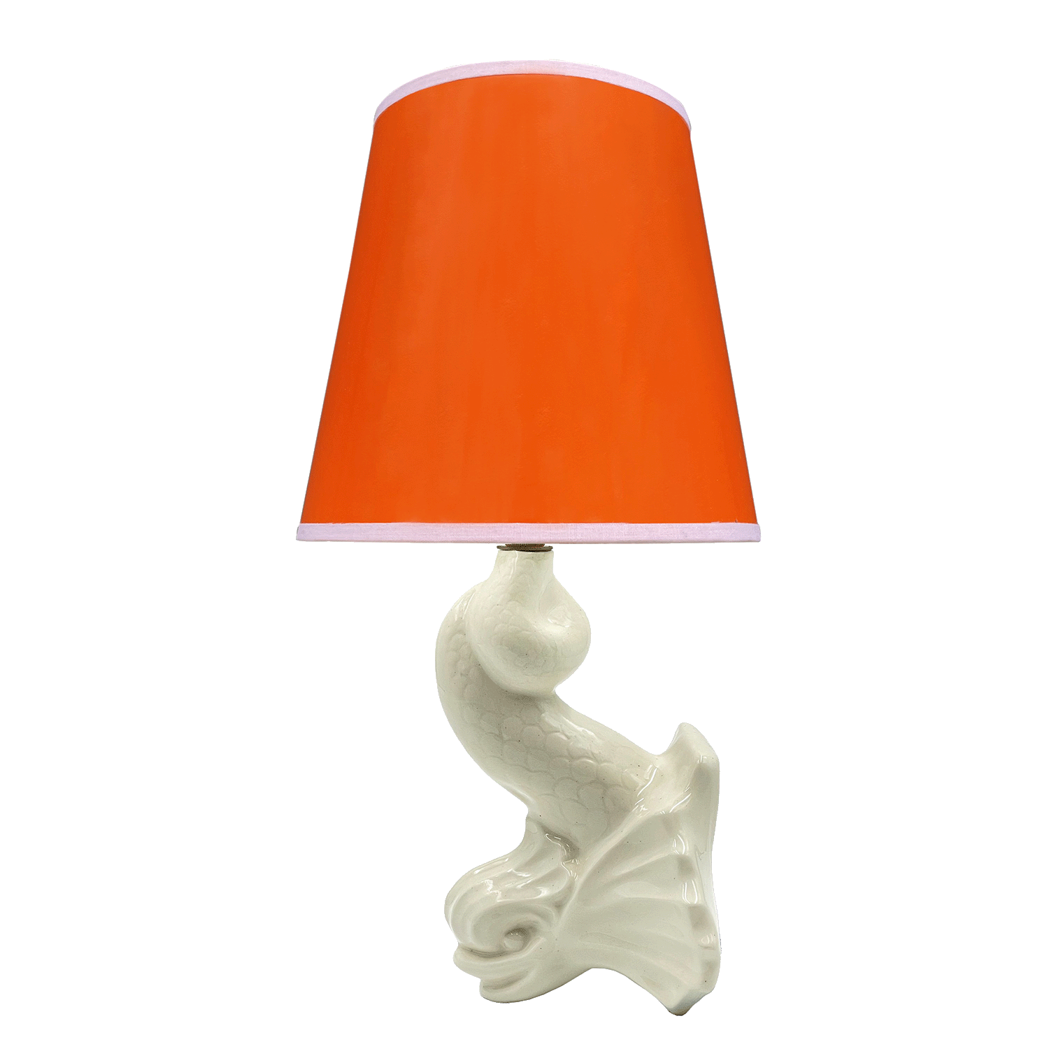 Orange Wall Light Shade Vinyl 15cm