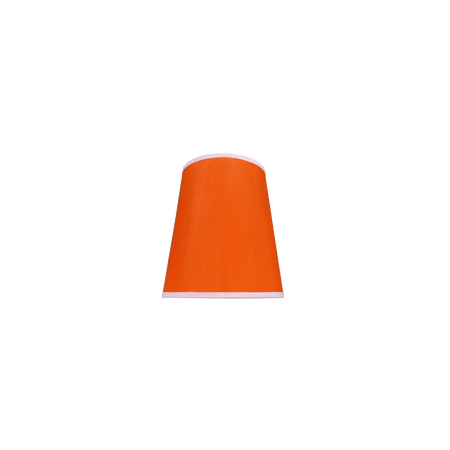 Orange Wall Light Shade Vinyl 15cm