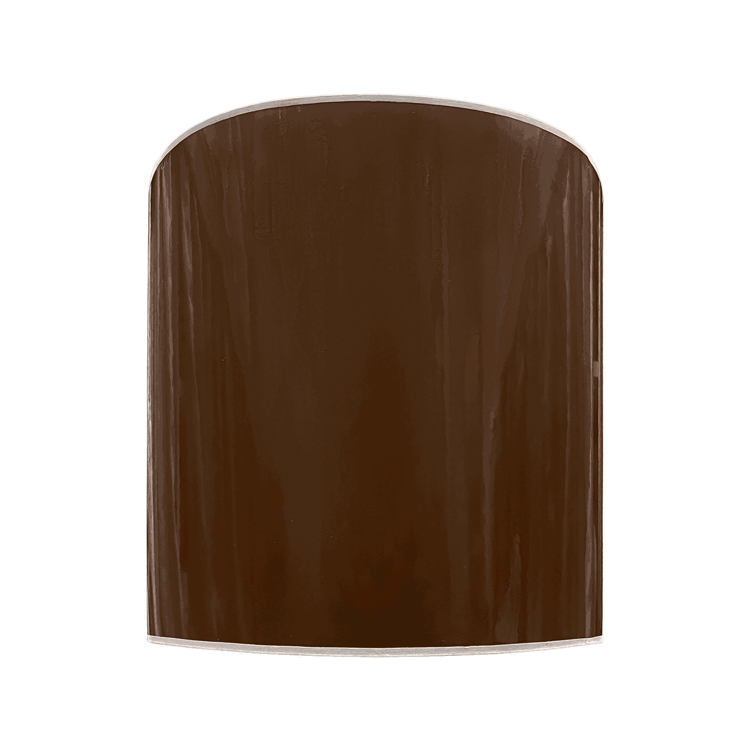 Small Brown Drum Vinyl Lampshade 25cm