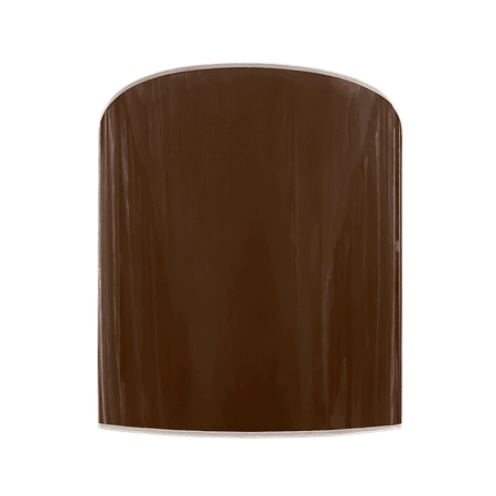 Small Brown Drum Vinyl Lampshade 25cm