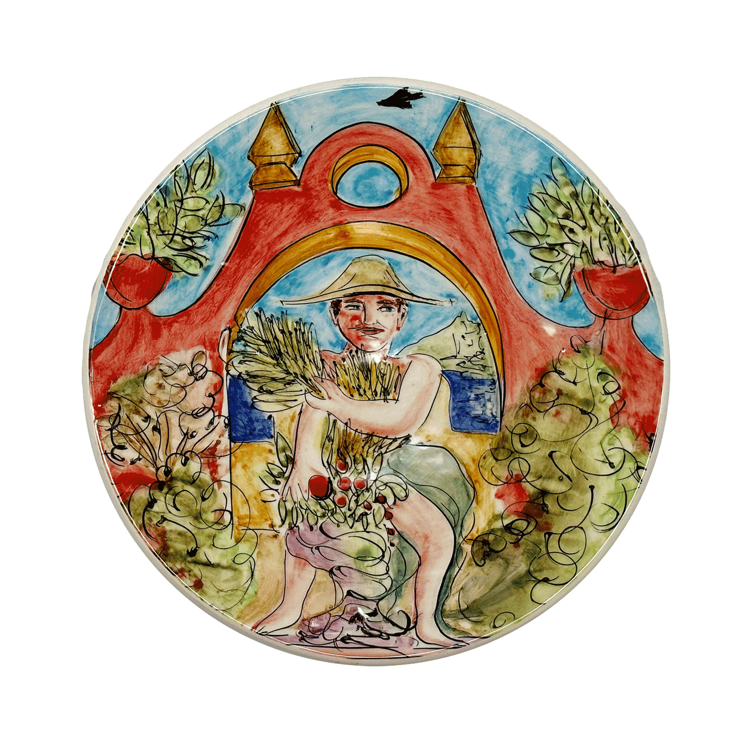 Four Seasons Summer Decorative Plate