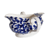 Navy Blue Scroll Gravy Boat