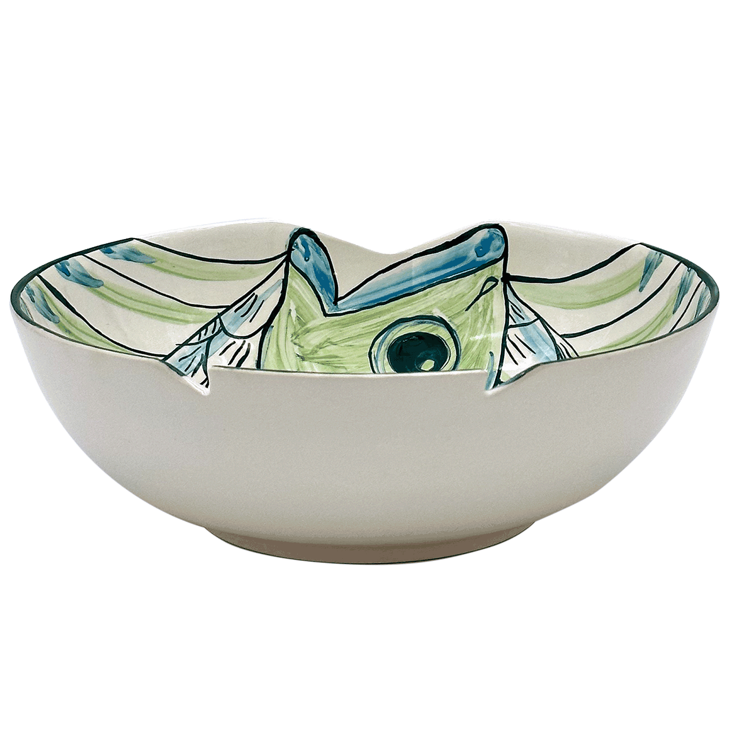 Green Romina Fish Salad Bowl