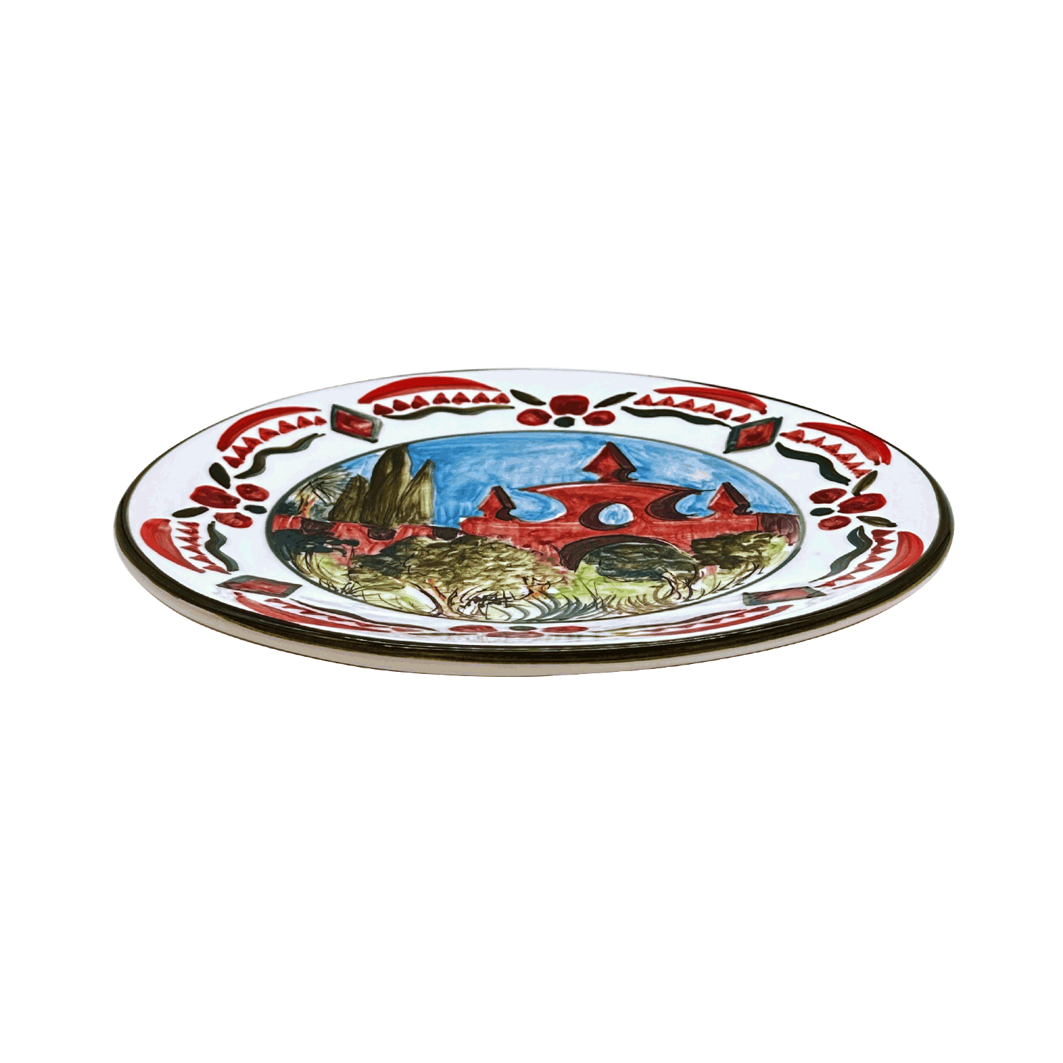 Maltese Garden Dinner Plate